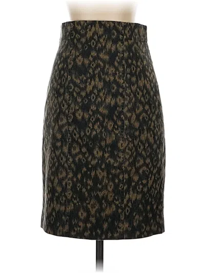 Pre-owned T Tahari Formal Skirt In Brown