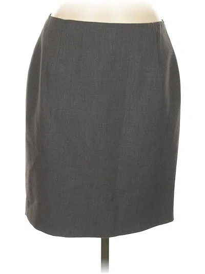 Pre-owned T Tahari Formal Skirt In Gray