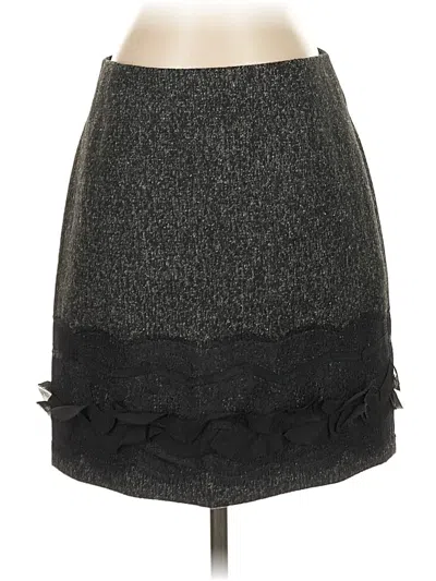 Pre-owned T Tahari Formal Skirt In Gray