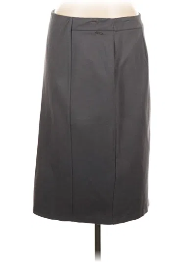 Pre-owned T Tahari Formal Skirt In Gray