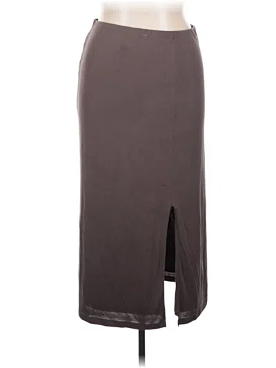 Pre-owned T Tahari Formal Skirt In Gray
