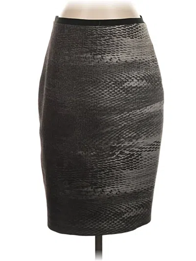 Pre-owned T Tahari Formal Skirt In Gray