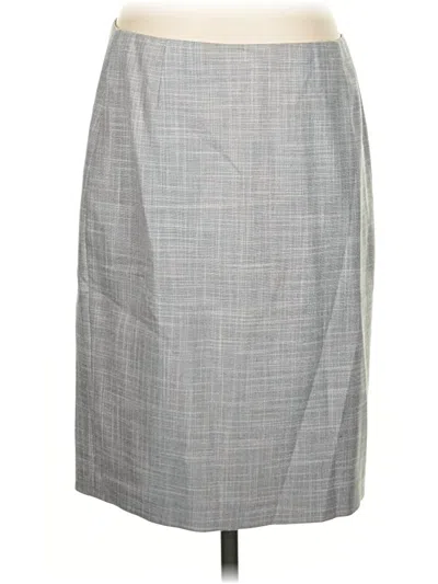 Pre-owned T Tahari Formal Skirt In Gray