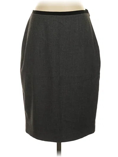 Pre-owned T Tahari Formal Skirt In Gray