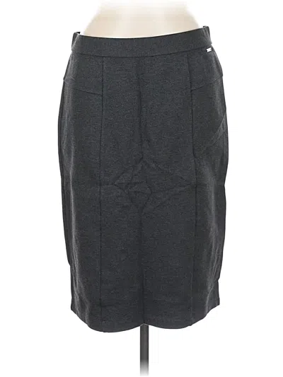 Pre-owned T Tahari Formal Skirt In Gray