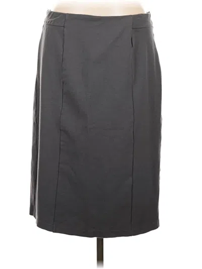 Pre-owned T Tahari Formal Skirt In Gray