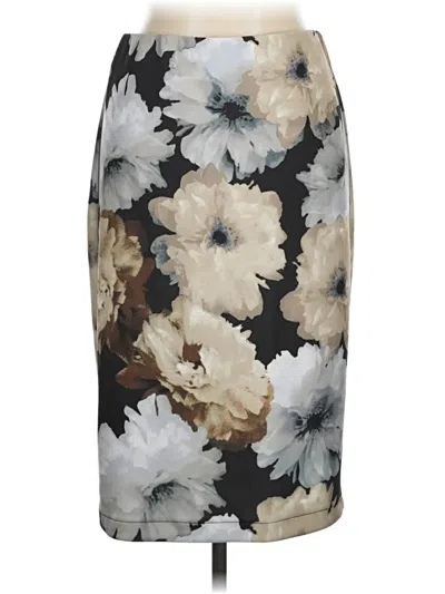 Pre-owned T Tahari Formal Skirt In Gray