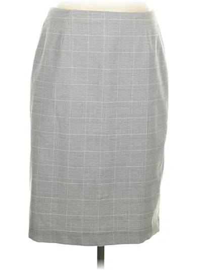Pre-owned T Tahari Formal Skirt In Gray