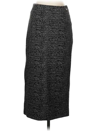 Pre-owned T Tahari Formal Skirt In Gray