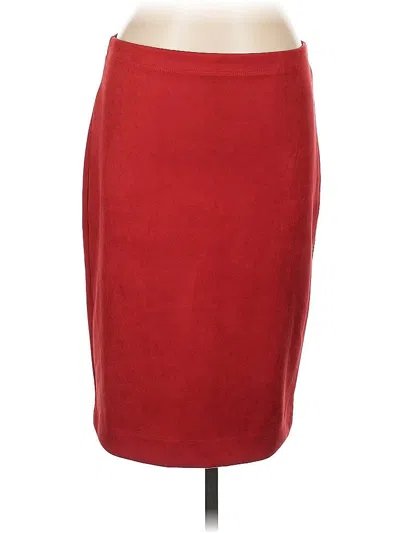 Pre-owned T Tahari Formal Skirt In Red