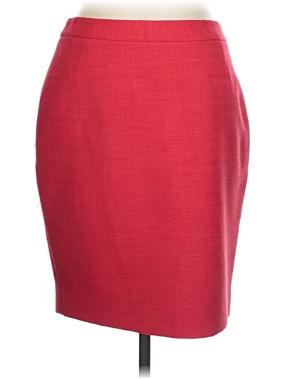 Pre-owned T Tahari Formal Skirt In Red