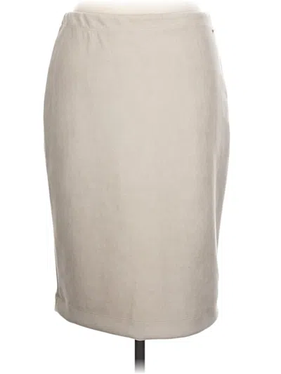 Pre-owned T Tahari Formal Skirt In Tan