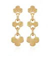 T Tahari Gold-tone Linear Drop Dangle Earrings In Gold