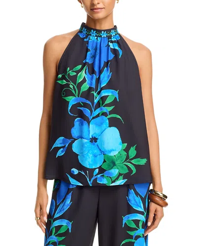 T Tahari Halter Top In Black