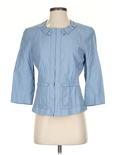 Pre-owned T Tahari Jacket In Blue