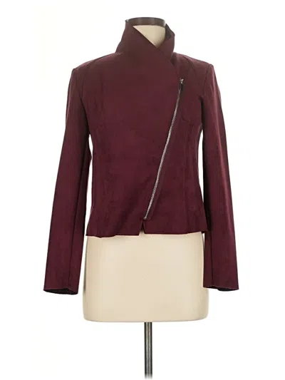 Pre-owned T Tahari Jacket In Burgundy