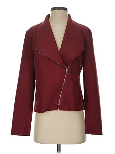 Pre-owned T Tahari Jacket In Burgundy