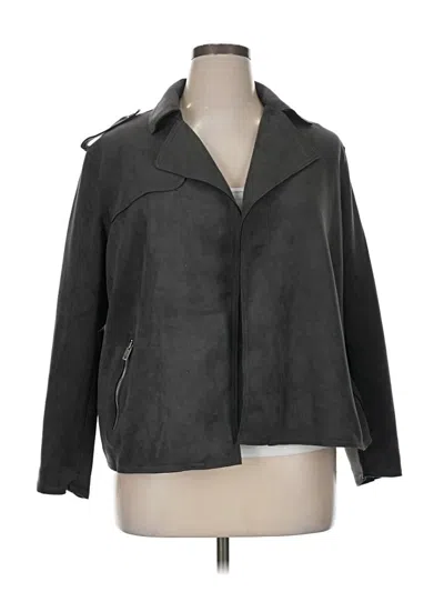 Pre-owned T Tahari Jacket In Gray