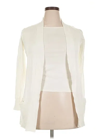 Pre-owned T Tahari Jacket In Ivory