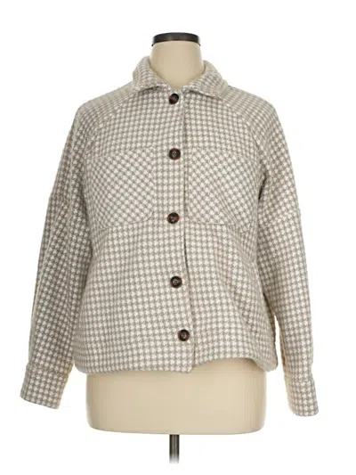 Pre-owned T Tahari Jacket In Ivory