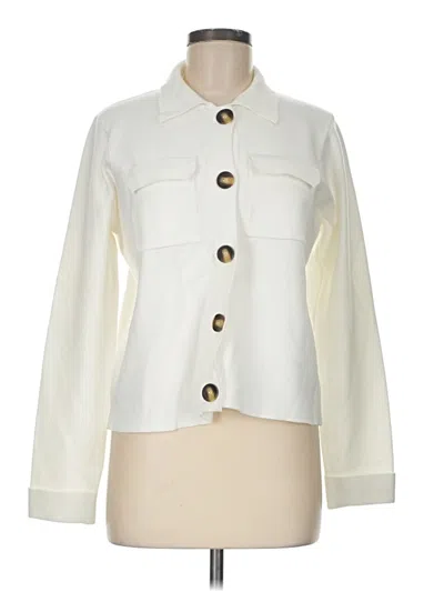 Pre-owned T Tahari Jacket In Ivory