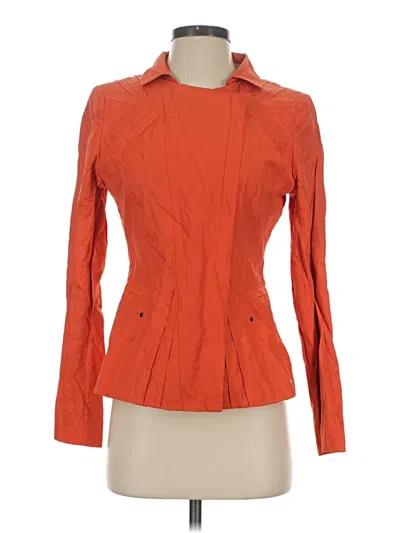 Pre-owned T Tahari Jacket In Orange