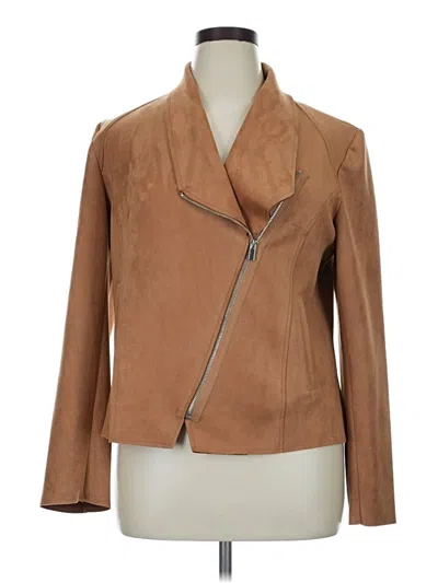 Pre-owned T Tahari Jacket In Tan