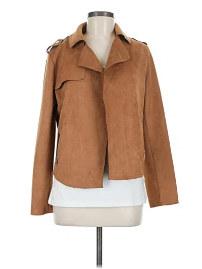 Pre-owned T Tahari Jacket In Tan