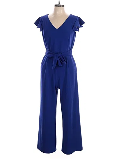 Pre-owned T Tahari Jumpsuit In Blue