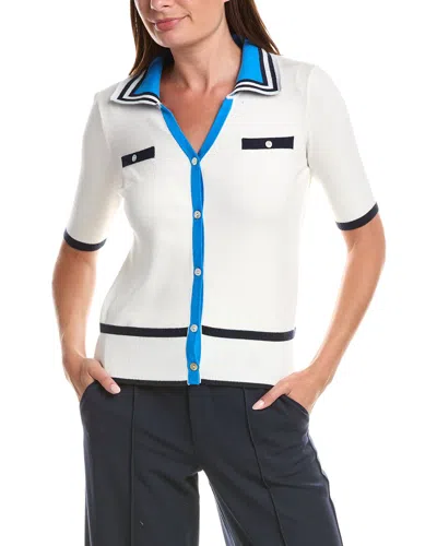 T Tahari Knit Cardigan Sweater In Pattern