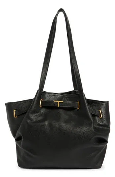 T Tahari Logo Tote In Black
