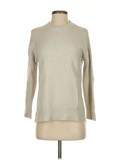 Pre-owned T Tahari Long Sleeve Top Gray Turtleneck Tops