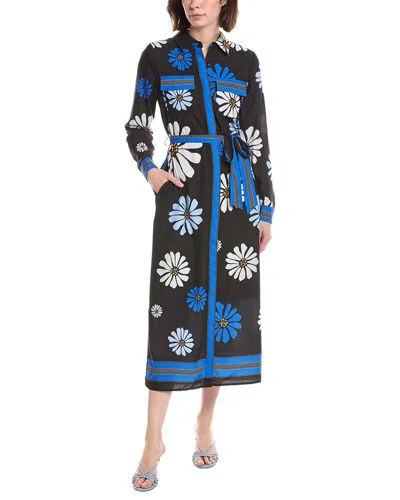T Tahari Maxi Dress In Animal Print