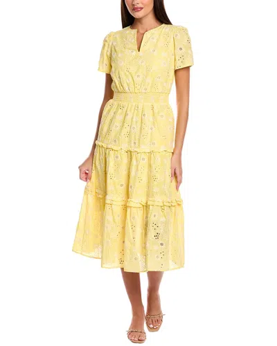 T Tahari Maxi Dress In Yellow