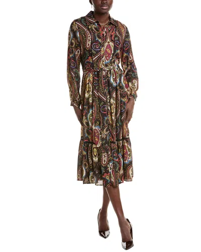 T TAHARI MAXI SHIRTDRESS