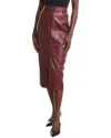 T Tahari Midi Skirt In Red