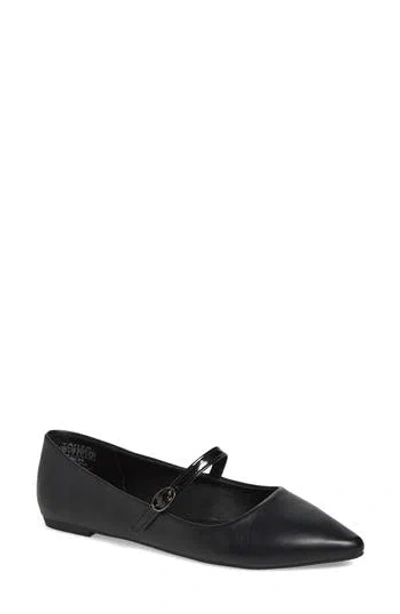 T Tahari Milan Mary Jane Flat In Black