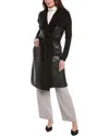 T Tahari Mixed Media Sweater Vest In Black