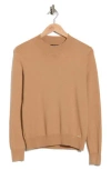 T Tahari Mock Neck Sweater In Brown