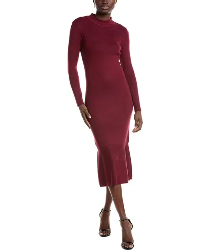T TAHARI T TAHARI MOCK NECK SWEATERDRESS