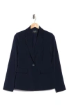 T Tahari Notch Lapel Blazer In Blue