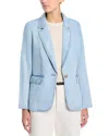 T Tahari One Button Jacket In Blue