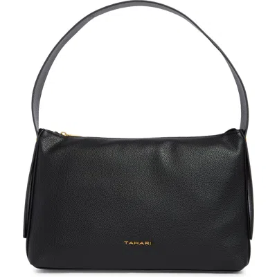 T Tahari Pebble Faux Leather Shoulder Bag