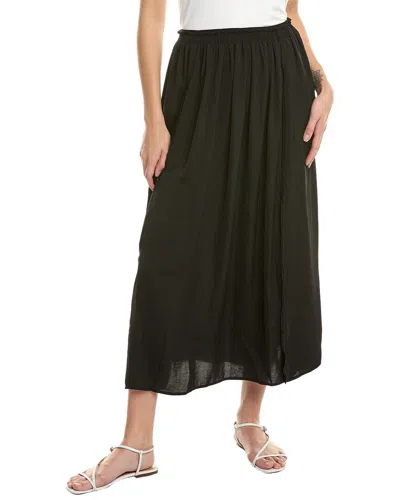 T Tahari Pleated Skirt In Black
