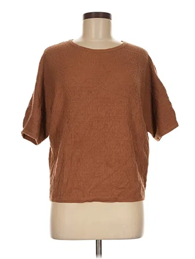 Pre-owned T Tahari Poncho In Brown