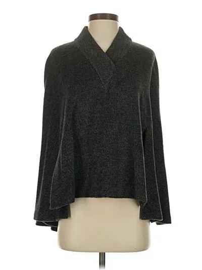 Pre-owned T Tahari Poncho In Gray