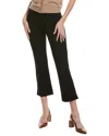 T Tahari Ponte Ankle Flare Pant In Blue