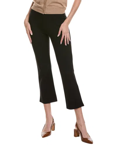 T Tahari Ponte Ankle Flare Pant In Black