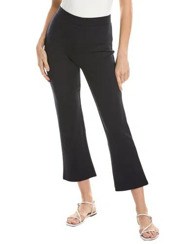 T Tahari Ponte Flare Ankle Pant In Blue