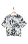 T Tahari Print Scuba Top